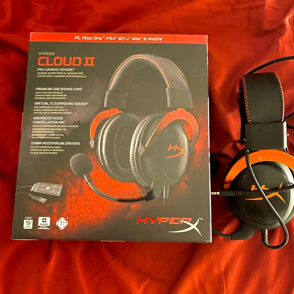 Hyper x cloud 2 gaming headset